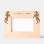 Starke Wildpferde Gestrickte Rahmen mit benutzerde (Vorderseite)