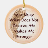 Stärke Wing Keramik Ornament (Vorne)