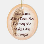 Stärke Wing Keramik Ornament (Links)