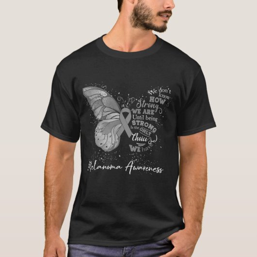 Starke Wir sind bis zu MELANOMA AWARENESS T-Shirt (Vorderseite)