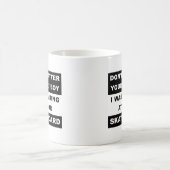 Starken auf Ihrem Skateboard Funny Mug Kaffeetasse (Mittel)