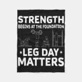 Stärken beginnt bei den Problemen am Stiftungsbegi Fleecedecke (Vorderseite)