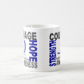 Stärken-Mut-Hoffnung ALS Kaffeetasse (Mittel)