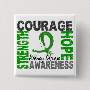 Stärken-Mut-Hoffnungs-Nierenerkrankung Button