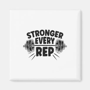 Stärken Sie jeden Rep Weightlifter-Bodybuilding Magnet
