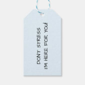 STÄRKEN SIE NICHT, DASS ICH HIER FÜR SIE BIN! GESCHENKANHÄNGER (Vorderseite)