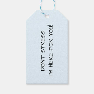 STÄRKEN SIE NICHT, DASS ICH HIER FÜR SIE BIN! GESCHENKANHÄNGER