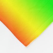 Stärken-Stabilitäts-Ruhe-Regenbogen-Absichten Fleecedecke (Ecke)