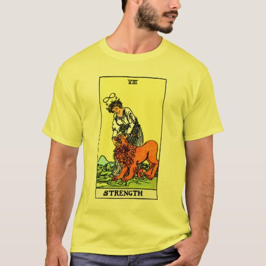 Stärken-Tarot-Karte T-Shirt (Vorderseite)