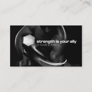 Stärken-Trainings-Mitteilungsblatt-Karte Visitenkarte