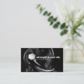 Stärken-Trainings-Mitteilungsblatt-Karte Visitenkarte (Stehend Vorderseite)