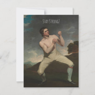 Stärkende Stay Strong Art Blank Postkarte