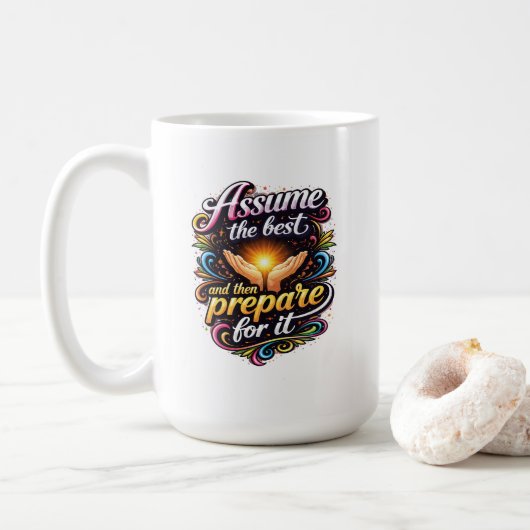 Stärkende Tasse für Linkshänder (Mit Donut)
