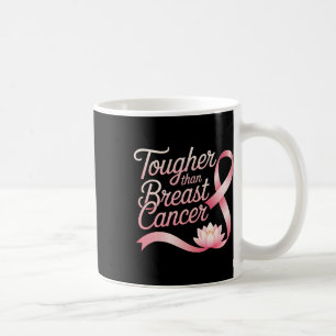Starker als Brustkrebs im Oktober tragen wir rosa Kaffeetasse