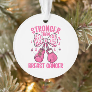 Stärker als Brustkrebs Ornament