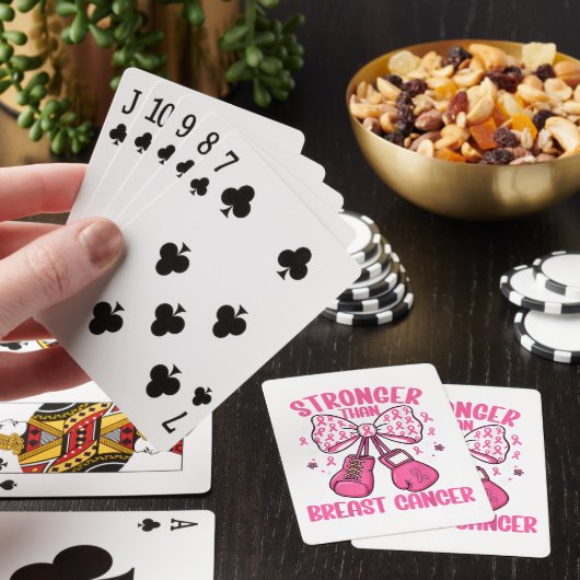 Stärker als Brustkrebs Spielkarten (In Situ)