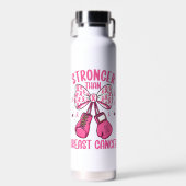 Stärker als Brustkrebs Trinkflasche (Vorne)
