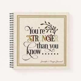 Stärker als das Motivierend Journal Notizblock