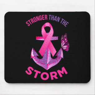 Stärker als das Stormbekämpfungsband für Brustkreb Mousepad