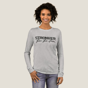 Stärker als der Sturm, Glaube Design für hell  Tri-Blend Shirt