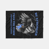 Stärker als der Sturm-Hydrozephalus Fleecedecke (Vorderseite (Horizontal))