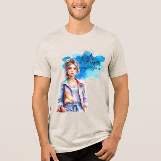 Stärker als der Sturm Inspirierendes Grafikdesign Tri-Blend Shirt