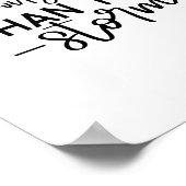 Stärker als der Sturm - Minimalistische Motivation Poster (Ecke)