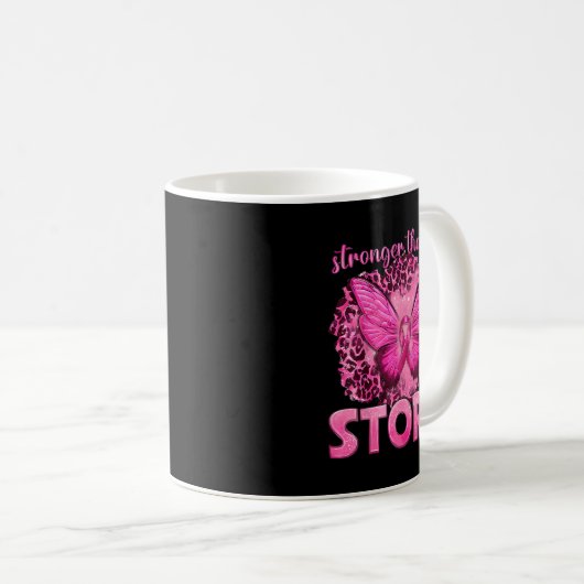 Starker als der Sturm mit Schmetterlingsbrustkanus Kaffeetasse (VorderseiteRechts)