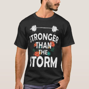 Stärker als der Sturm Motivierend Inspiration T-Shirt