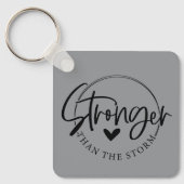 Starker als der Sturm Schlüsselanhänger (Vorderseite)