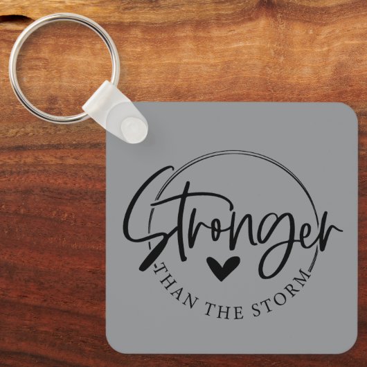 Starker als der Sturm Schlüsselanhänger (Vorderseite)