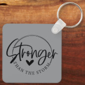 Starker als der Sturm Schlüsselanhänger (Rückseite)