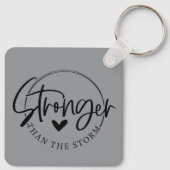 Starker als der Sturm Schlüsselanhänger (Rückseite)