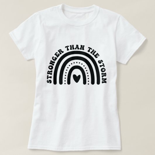 Starker als der Sturm T-Shirt (Design vorne)