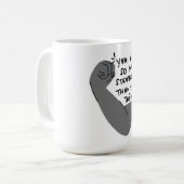 Stärker als du denkst – Empowerment-Typografie Kaffeetasse (Vorderseite Links)