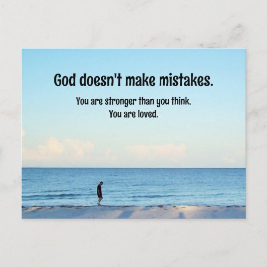 Stärker als du denkst postkarte (Vorderseite)