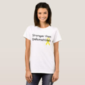 Stärker als Endometriosis T-Shirt (Vorne ganz)