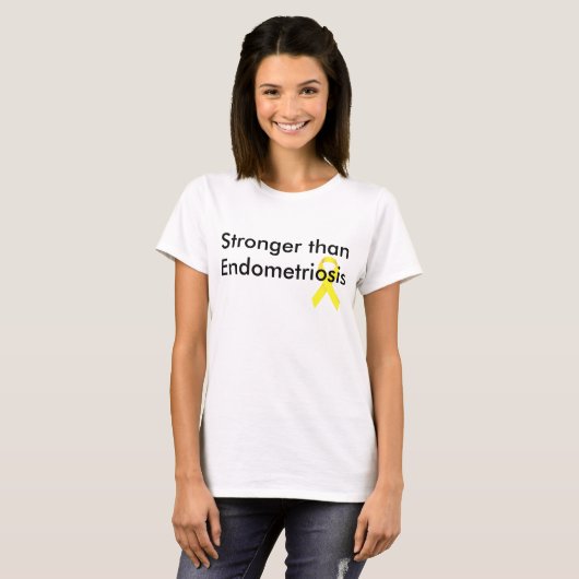 Stärker als Endometriosis T-Shirt (Vorne ganz)