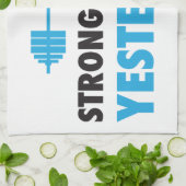 Stärker als gestern handtuch (Gefaltet)