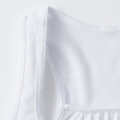 Stärker als gestern Motivierend Fitness Gym Tank Top (Detail - Hals/Nacken (in Weiß))