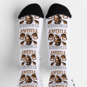 Stärker als Heute | Übertriff dein Bestes Selbst Socken (Oben)