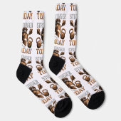 Stärker als Heute | Übertriff dein Bestes Selbst Socken (Rechts)