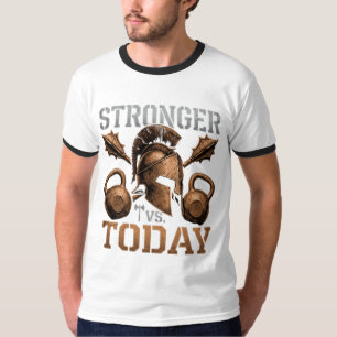 Stärker als heute Übertriff dein bisheriges Ich T-Shirt