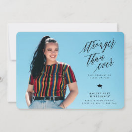 Stärker als je zuvor Ankündigung des Abschlusses