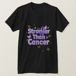 Stärker als Krebs Inspirations-T-Shirt – Hoffnung  T-Shirt