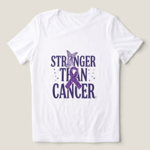 Stärker als Krebs Inspirierendes T-Shirt – Hoffnun Tri-Blend Shirt