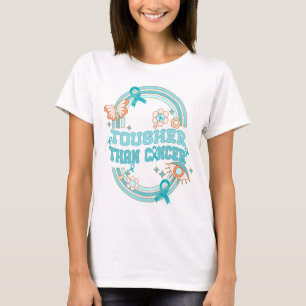 Stärker als Krebs Ovarialkarzinom Bewusstsein T-Shirt