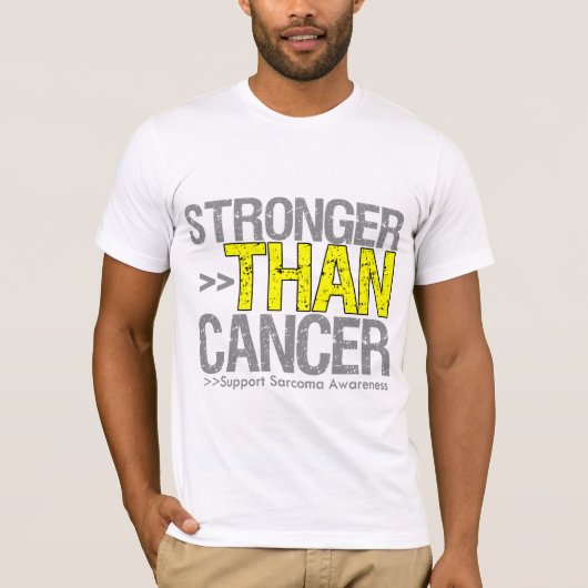 Stärker als Krebs - Sarkom T-Shirt (Vorderseite)
