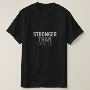 Stärker-Als-Krebs-Shirt – Kühner Bewusstseins-Krie T-Shirt