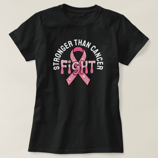 Stärker als Krebs T-Shirt (Design vorne)